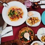 Plates of food